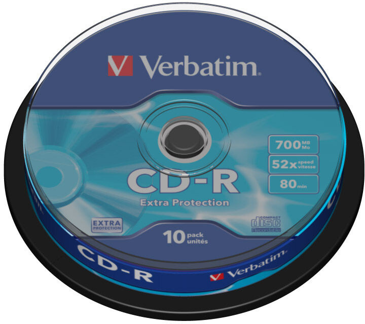 Verbatim CDR 52x 700MB Extra Protection, Spindle, 10ks_1207269488