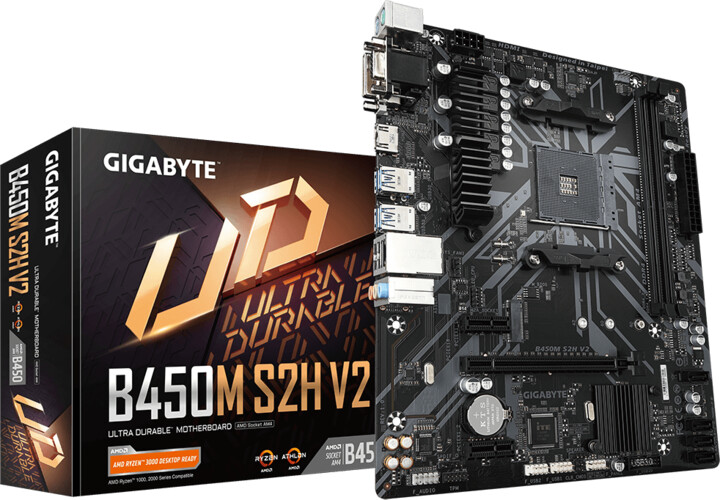 GIGABYTE B450M S2H V2 - AMD B450