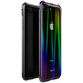 Luphie Aurora Magnet Hard Case Glass pro iPhone 7/8 Plus, černo/fialová
