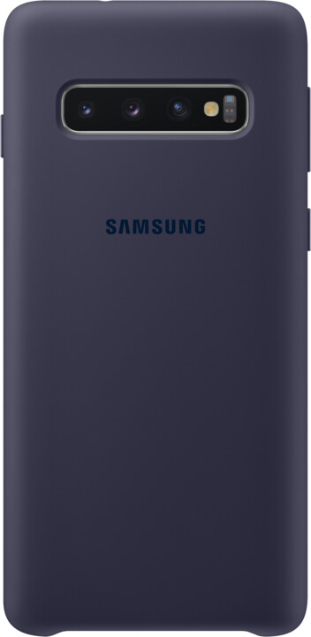 Samsung silikonový zadní kryt pro Samsung G973 Galaxy S10, modrá (Navy)_1528078872