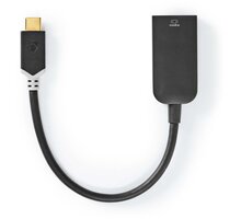 Nedis adaptér USB-C - HDMI (M/F), 4K@60Hz, 20cm, černá CCBW64652AT02