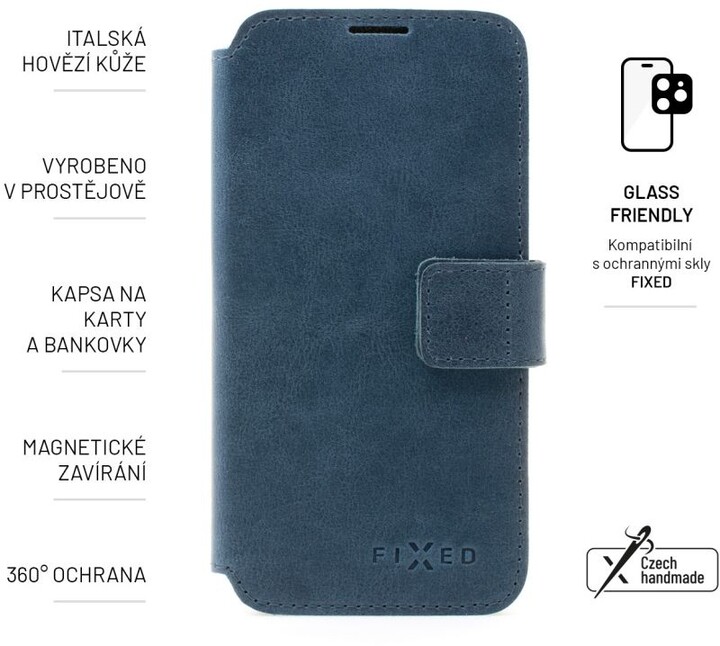 FIXED pouzdro typu kniha ProFit pro Samsung Galaxy A33 5G, modrá_738212496
