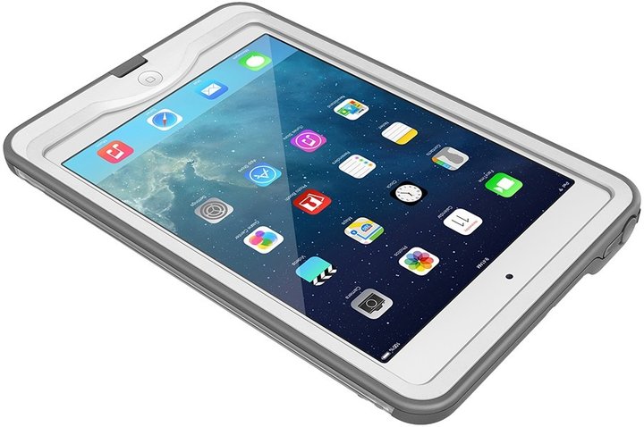 LifeProof nüüd pouzdro pro iPad mini Retina, bílá/šedá_1643608542