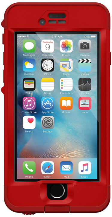 LifeProof Nüüd poudro pro iPhone 6s, odolné, červená_514265454