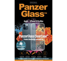 PanzerGlass ochranný kryt ClearCase pro Apple iPhone 12 Pro Max 6.7", antibakteriální, čirá O2 TV HBO a Sport Pack na dva měsíce