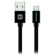 SWISSTEN datový kabel USB-A - micro USB, opletený, 1.2m, černá_1400607139