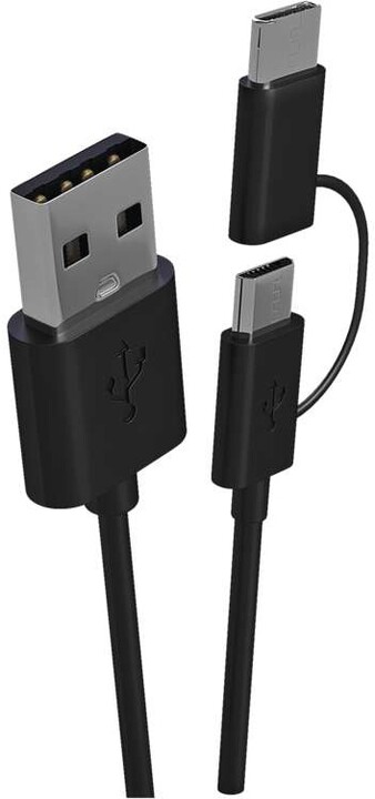 Emos Alpha 5 powerbanka, 5000 mAh + kabel USB-C, černá_2039183163