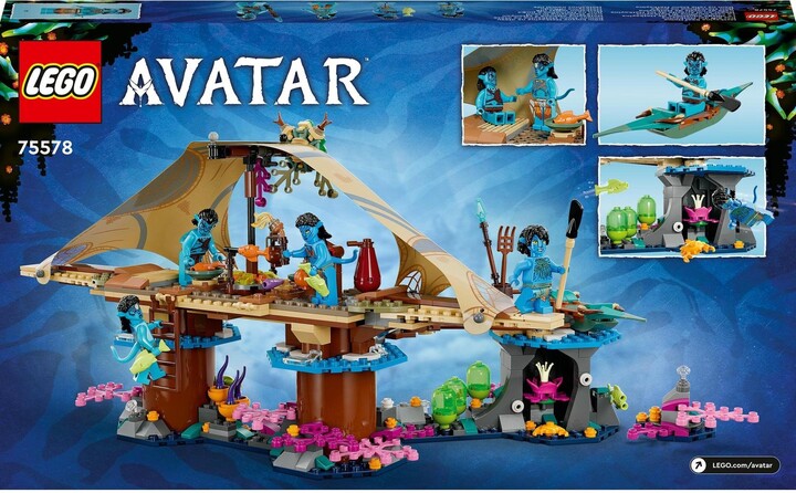 Extra výhodný balíček LEGO® Avatar 75578 Dům kmene Metkayina na útesu a 75575 Setkání s ilu_193809896