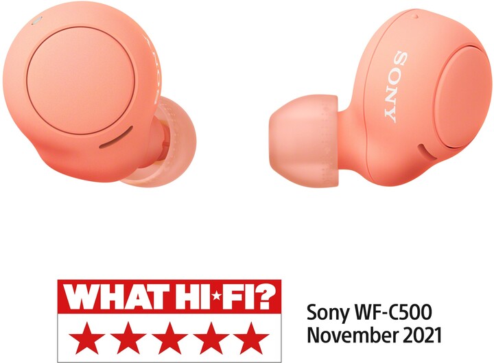 Sony WF-C500, červená