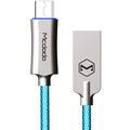 Mcdodo Knight rychlonabíjecí datový kabel microUSB s inteligentním vypnutím napájení, 1,5m, modrá_802829765
