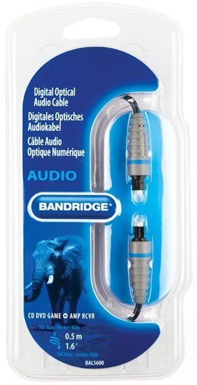 Bandridge BAL5600 Digitální Optický Kabel 0.5m_1678383156
