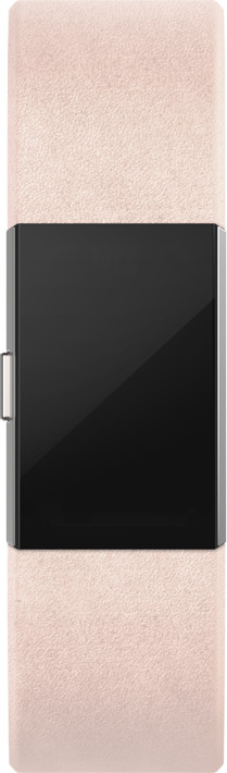 Google Fitbit Charge 2 Accessory Band kožený L, růžová_1273758233