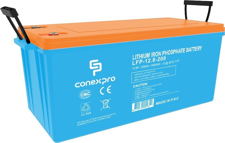 Conexpro baterie LiFePO4, 12,8V, 200Ah_1368742635