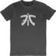 Tričko Fnatic Ess Logo, tmavě šedé (XL)