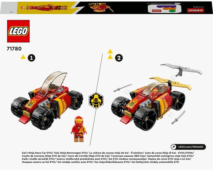 LEGO® NINJAGO® 71780 Kaiův nindža závoďák EVO_1728906611