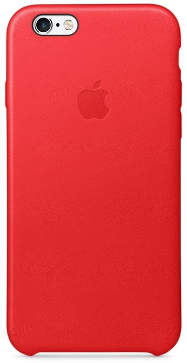 Apple iPhone 6 / 6s Leather Case, červená_1364863032
