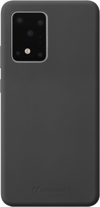 Cellularline ochranný silikonový kryt Sensation pro Samsung Galaxy S20 Ultra, černá_762468102