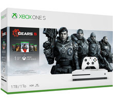 Xbox One S, 1TB, bílá + Gears 5 Standard Edition_1915728356