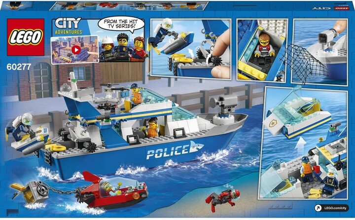 LEGO® City 60277 Policejní hlídková loď_1998628206