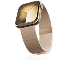 Epico ocelový pásek Milanese+ pro Apple Watch 42/44/45/49mm, zlatá_810730374