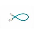 PlusUs LifeStar Handcrafted USB Charge &amp; Sync cable (1m) Lightning - Turquoise / Light Gold_1371531271