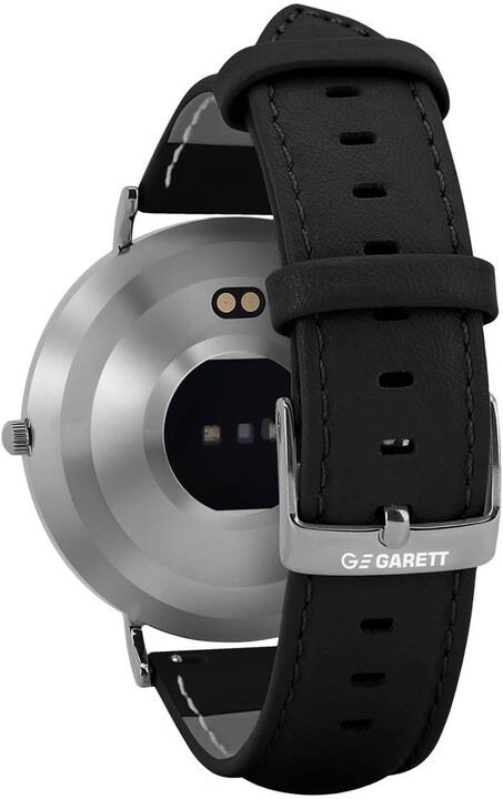 Garett Smartwatch Verona stříbrná, černý řemínek_1287224248