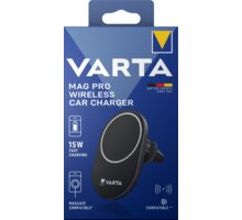 VARTA bezdrátová nabíječka do auta kompatibilní s MagSafe, 15W, černá 57902101111