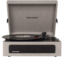 Crosley Voyager, šedá Vinylová deska Country Greatest Vinyl Album v hodnotě 380 Kč + Poukaz 200 Kč na nákup na Mall.cz + O2 TV HBO a Sport Pack na dva měsíce