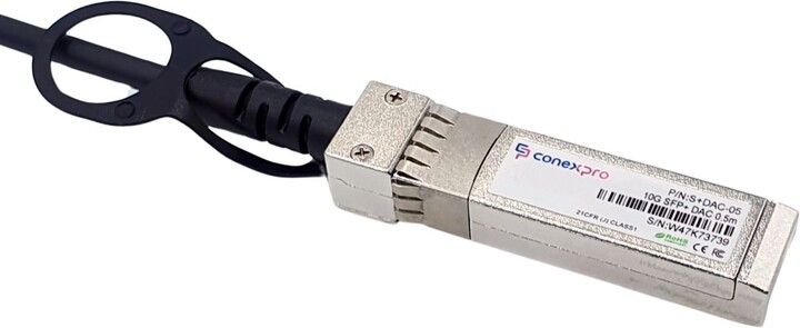 Conexpro SFP+ DAC kabel 10Gbit, pasivní, DDM, 0,5m_1171096482