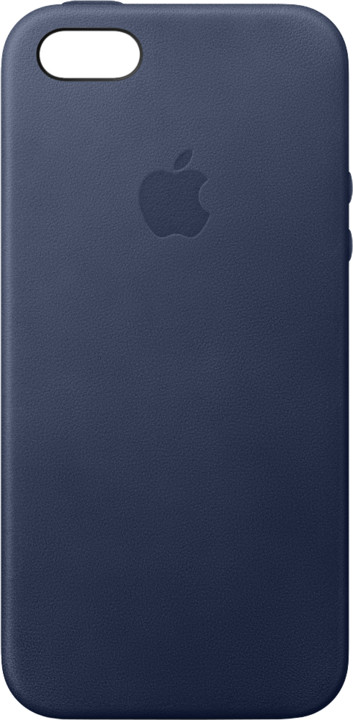 Apple iPhone SE Leather Case, Midnight Blue_1636390966