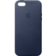 Apple iPhone SE Leather Case, Midnight Blue