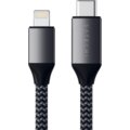 Satechi nabíjecí kabel USB-C - Lightning, 1.8m, šedá_47611361