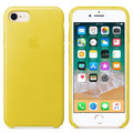 Apple kožený kryt na iPhone 8 / 7, jasně žlutá_1806546526