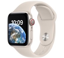 Apple Watch SE 2022, Cellular, 40mm, Starlight, Starlight Sport Band_272751929