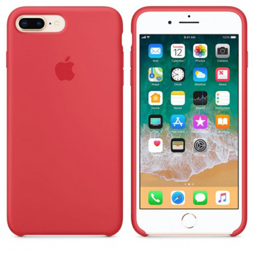 Apple silikonový kryt na iPhone 8 Plus / 7 Plus, malinově červená_1687787344