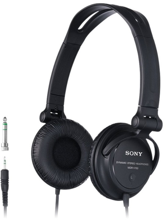 Sony MDR-V150B, černá