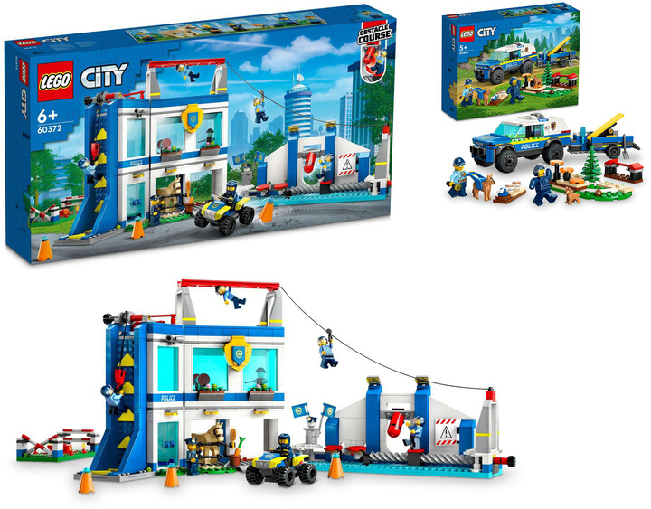 Extra výhodný balíček LEGO® City 60372 Policejní akademie a 60369 Mobilní cvičiště policejních psů_1731480276