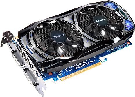 GIGABYTE GTX 460 OC (GV-N460OC2-1GI) 1GB, PCI-E_1694372962