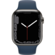 Apple Watch Series 7 Cellular, 45mm, Graphite, Stainless Steel, Abyss Blue Sport Band S pojištěním od Mutumutu dostanete 5 000 Kč zpět - více ZDE