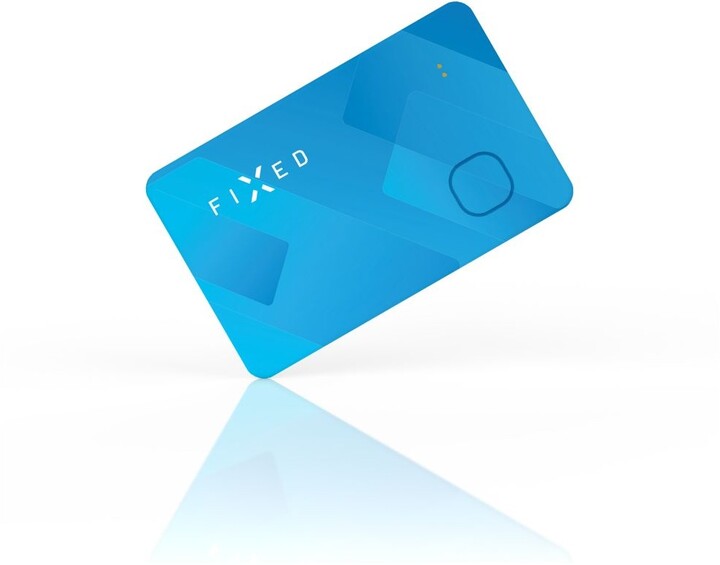 FIXED Smart tracker Tag Card s podporou Find My, bezdrátové nabíjení, modrá_1981933039