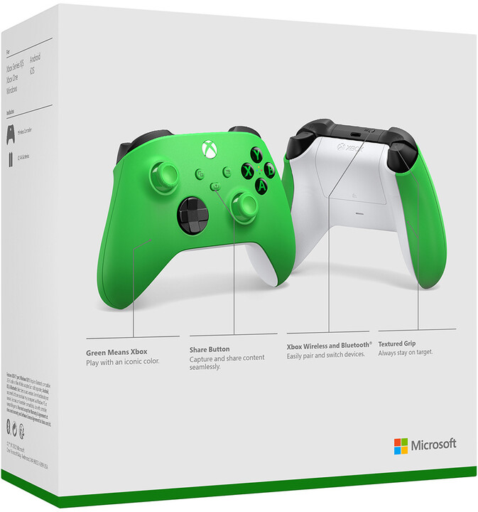 Xbox Series Bezdrátový ovladač, Xbox Green_1807879861