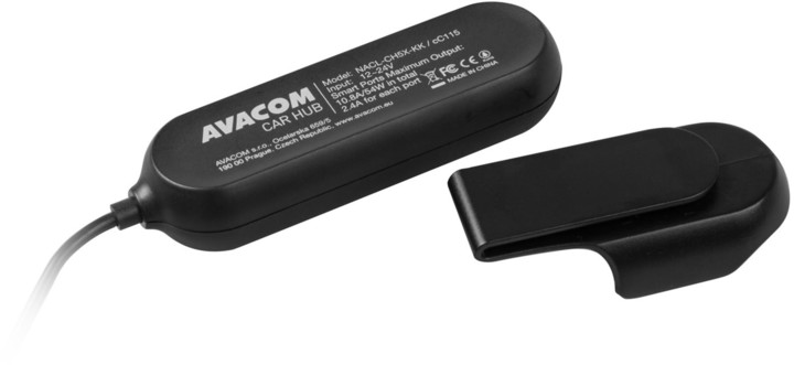 Avacom CarHUB nabíječka do auta 5x USB výstup, černá_1804629138