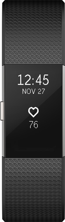 Google Fitbit Charge 2 Accessory TPU Band L, černá_2145215127