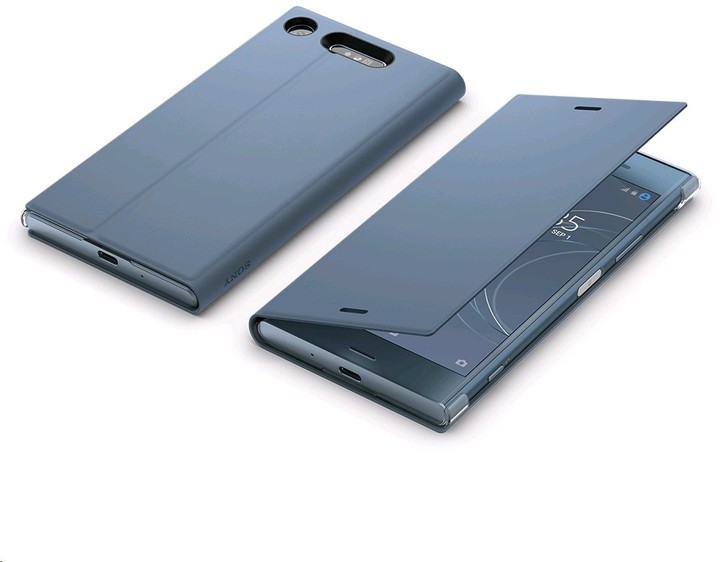 Sony Style Cover Flip pro Xperia XZ1, modrá_841528208