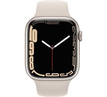 Apple Watch Series 7 Cellular, 45mm, Starlight, Sport Band_68153229