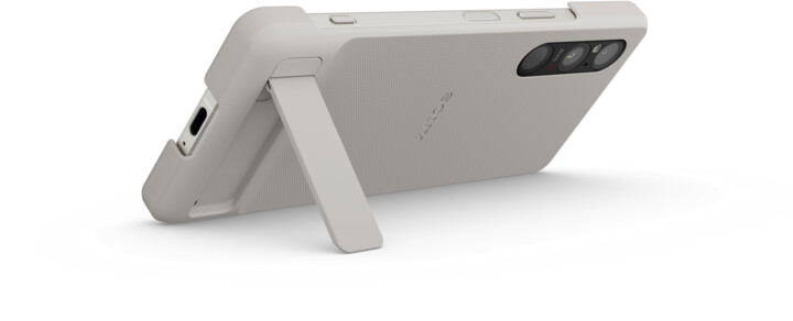 Sony zadní kryt pro Sony Xperia 1 V 5G se stojánkem, šedá_327983848