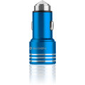 GoGEN autonabíječka, kovový bezpečnostní hrot, 2x USB, modrá_426135710