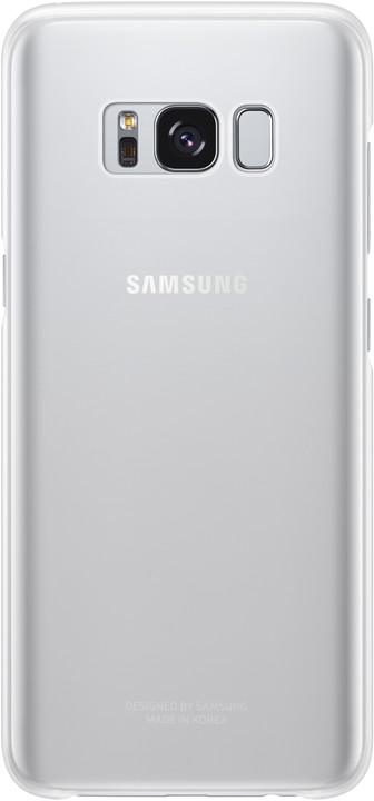 Samsung S8 poloprůhledný zadní kryt, stříbrná_1721246861