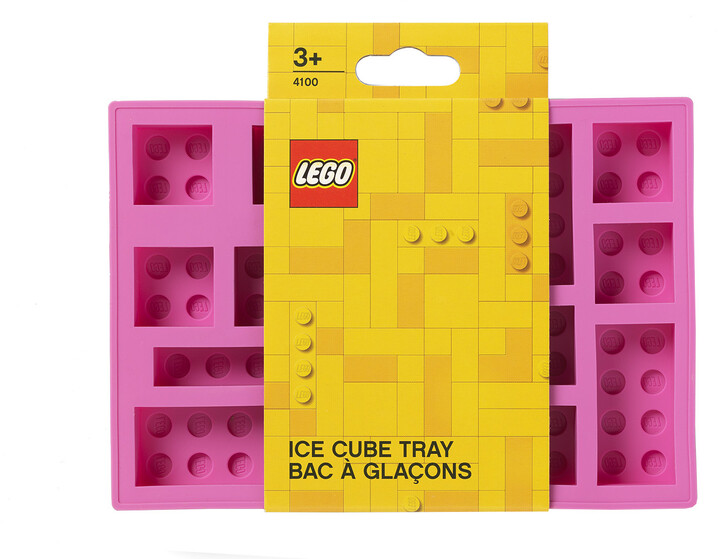 Forma na led LEGO Iconic, silikonová, růžová