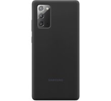 Samsung silikonový kryt Samsung Galaxy Note20, černá Poukaz 200 Kč na nákup na Mall.cz